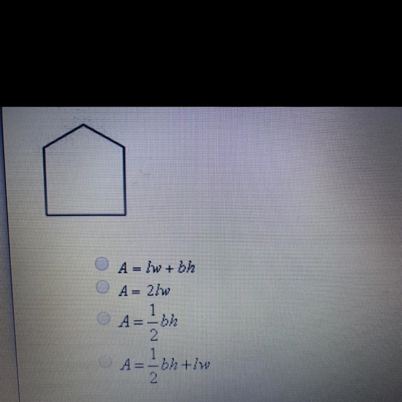 Which formula should be used to find the area of the composite shape?-example-1