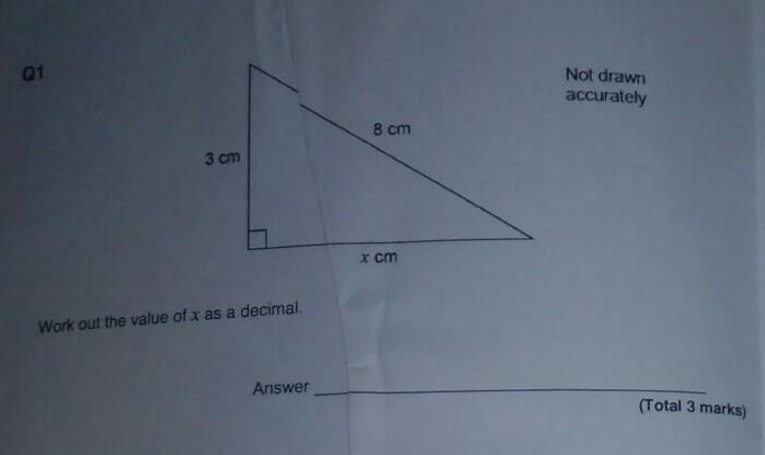 Work out the value of X as a decimal (oh my god, help me, this is for tomorrow and-example-1