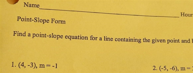 How do I solve these problems? Please give an explanation. (It says to find the point-example-1