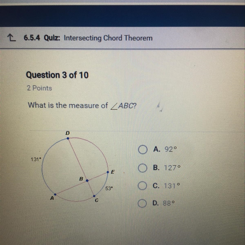 What is the measure of ABC?-example-1