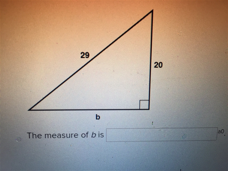 PLZ HELP ME- The measure of b is __. a0-example-2