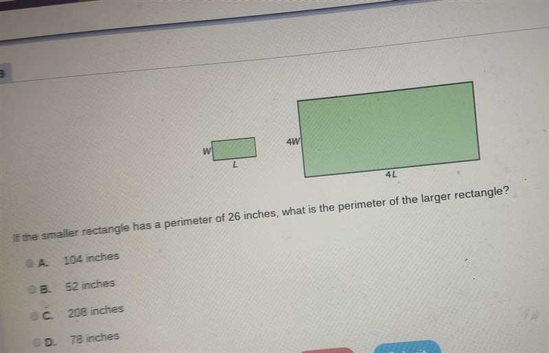 what is the perimeter of the larger rectangle i cant miss anymore and i don't know-example-1