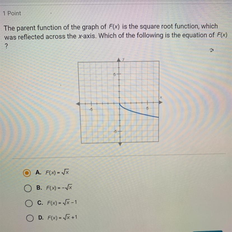 HELPP SOS!!!!! THANK YOU SO MUCH WHOEVER ANSWERS WITH ACCURACY •The parent function-example-1