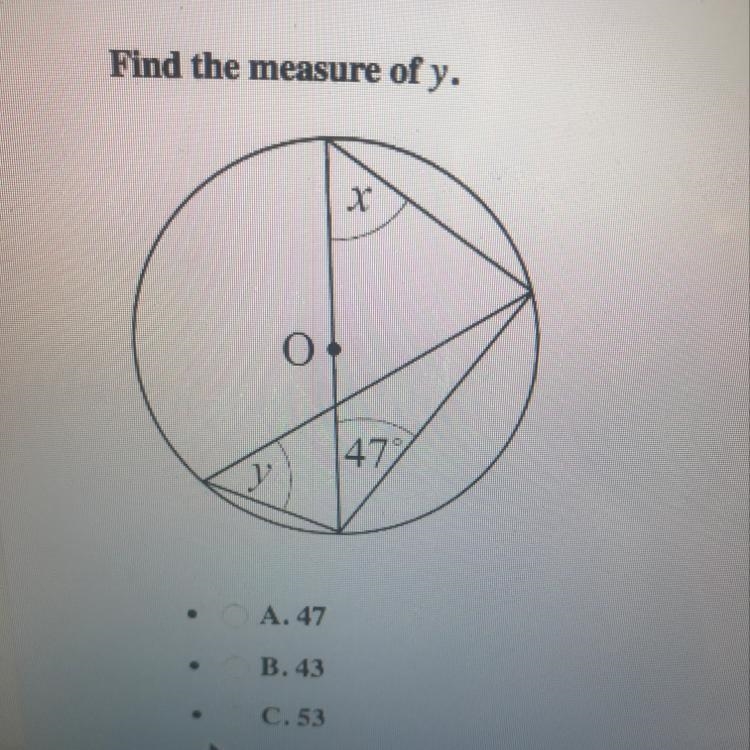 Find the measure of y in the picture please-example-1