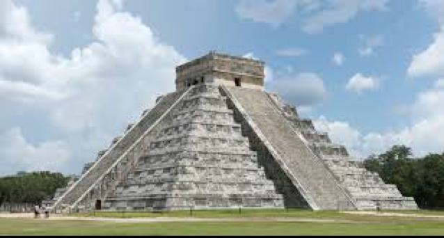 The temple at the top of the pyramid is approximately 24 meters above the ground, and-example-1