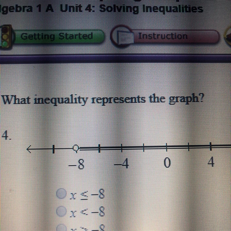 What inequality represents the graph-example-1