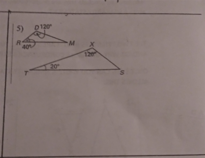 Are the two triangles similar or not?​-example-1