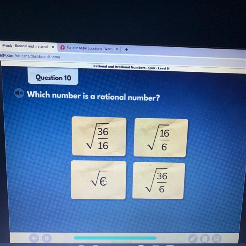 Which number is a rational number-example-1