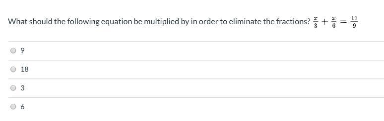 What should the following equation be multiplied by in order to eliminate the fractions-example-1