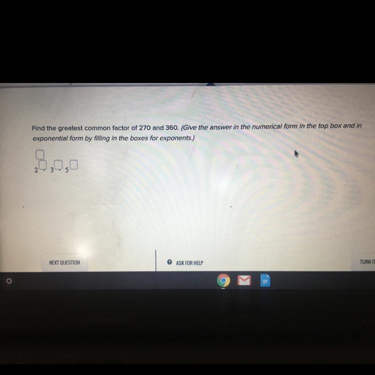 Find the GCF of 270 and 360-example-1