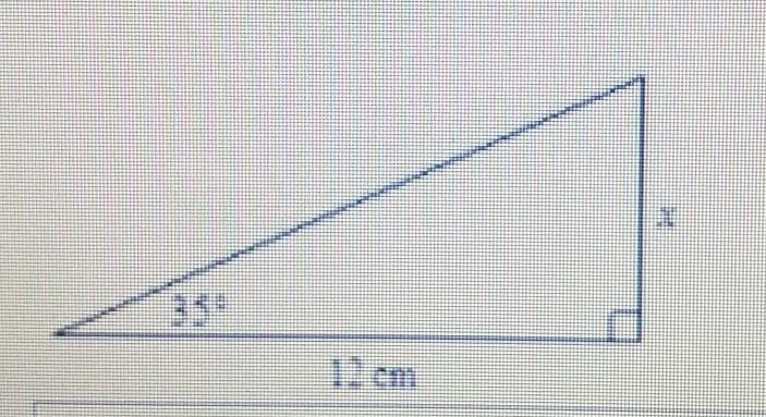 Find the value of x round to the nearest tenth the diagram is not to scale.​-example-1