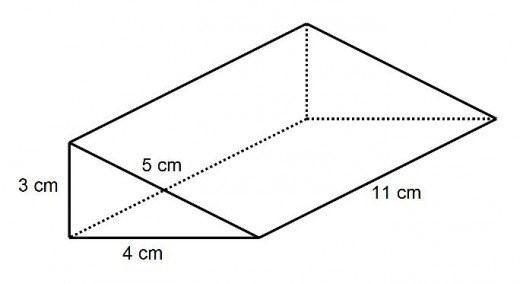 A. What is the name of the 3D shape? b. What is the formula for total surface area-example-1