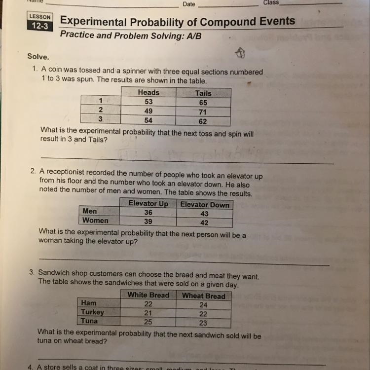 Help please I don’t understand probability and need the correct answers to these questions-example-1