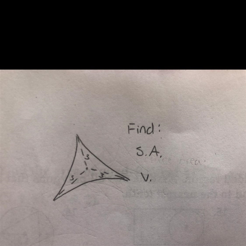 Find the surface area and volume-example-1