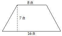 Find the area. A. 19 ft² B. 30 ft² C. 31 ft² D. 84 ft²-example-1