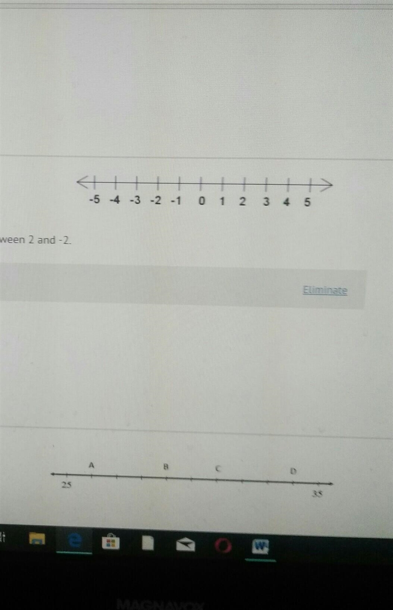 Find a distance between 2 and -2​-example-1