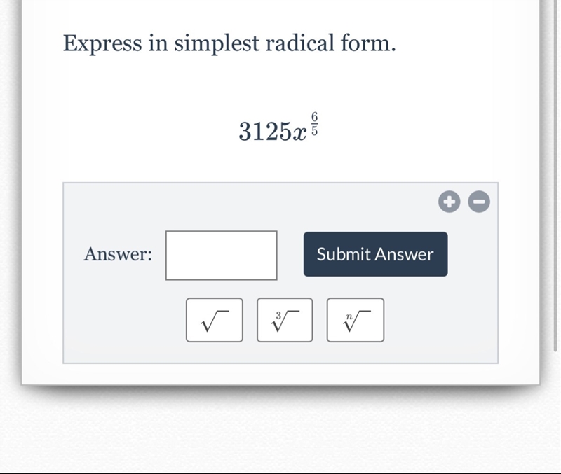 100 POINTS!! Express in simplest radical form-example-1