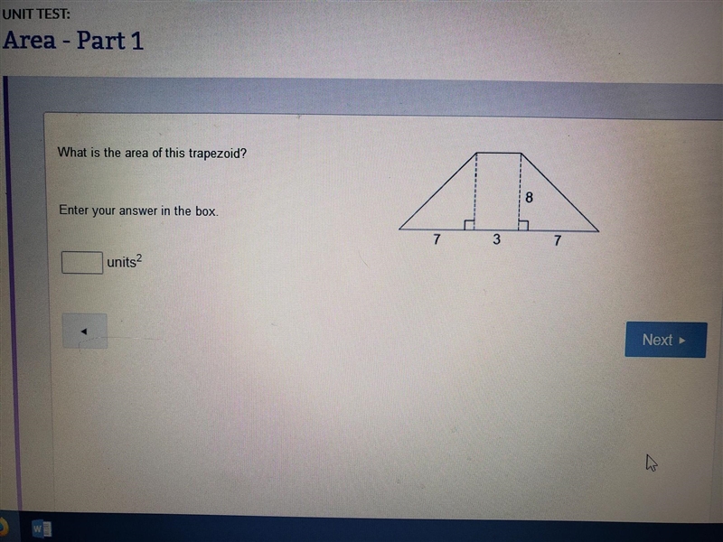 What is the area of this trapezoid​-example-1