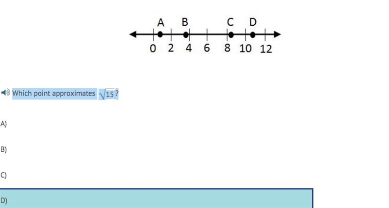 Which point approximates 15-example-1