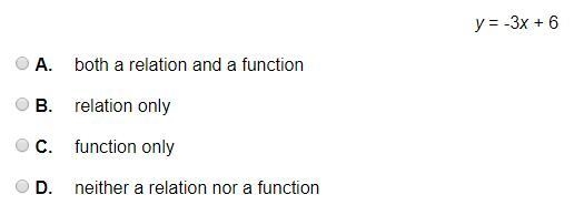 Which of the following best describes the equation below?-example-1