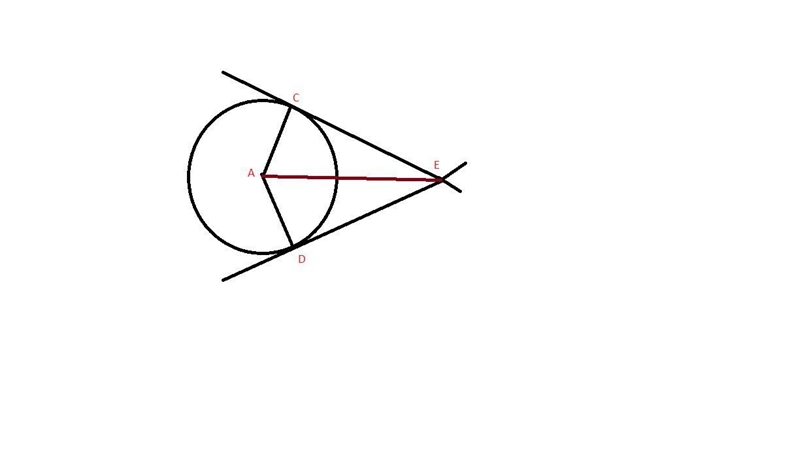 PLEASE HELP. given the following diagram. A) Name the radii ______ Name the tangents-example-1