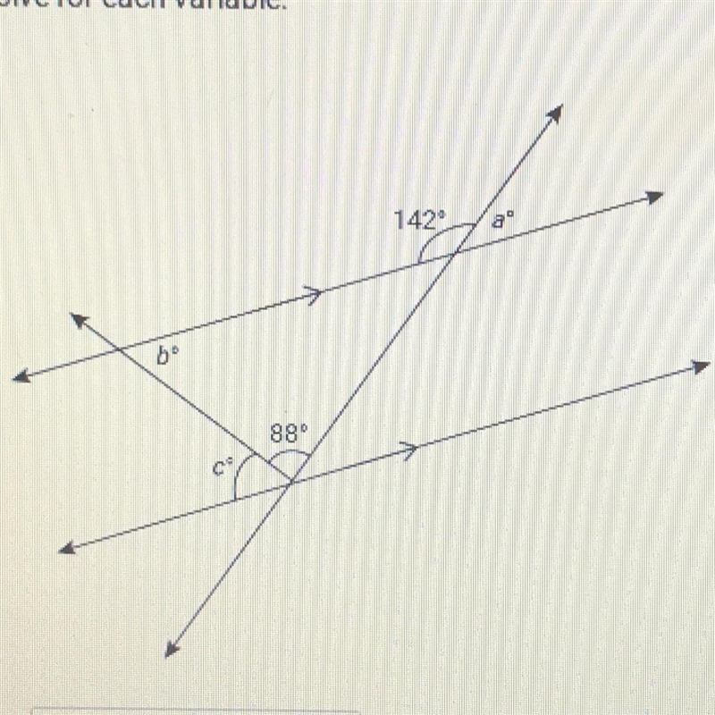 Solve for each variable and tell how you find the value of each variable-example-1