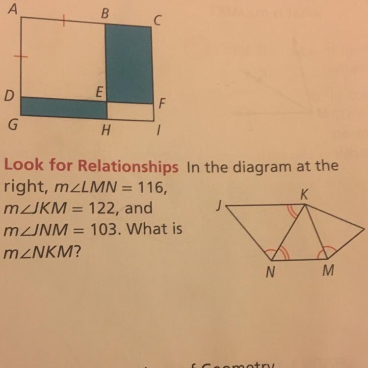 What is the measurement of angle NKM-example-1