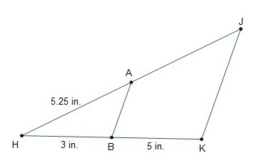 What is the length of if ? 8 in. 8.75 in. 10.25 in. 14 in.-example-1