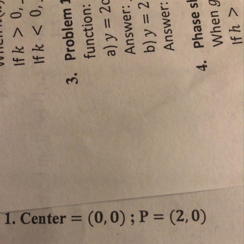 Write the equation of each circle given its center and a point P that it passes through-example-1