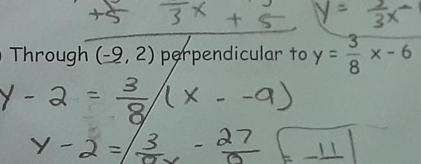 How do I write this equation in slope- Intercept form? ​-example-1