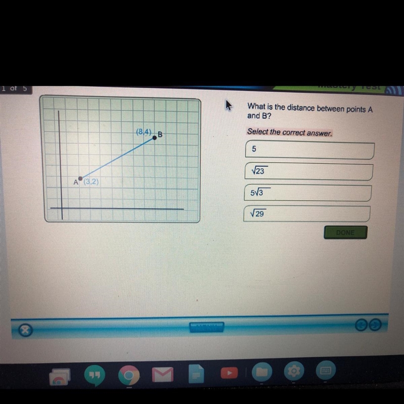 What is the distance between points A and B?-example-1