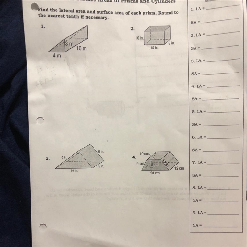 Surface area of prisms and cylinders-example-1