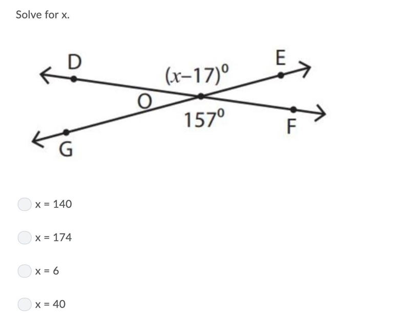 Solve for x. week 13 test-example-1