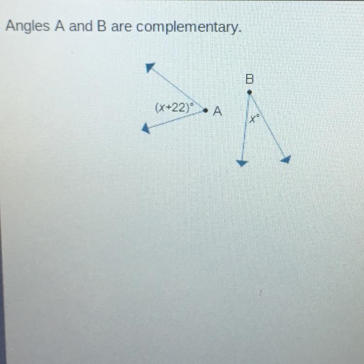 What is the value of x? A.34 B.56 C.68 D.79-example-1