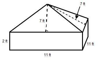 What is the surface area of this composite solid? square feet-example-1