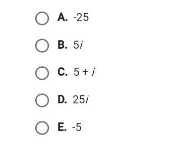 Which choice is equivalent to the expression below? -25 ​-example-1