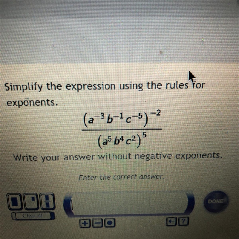 Simplify the expression using the rules for exponents-example-1