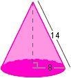 What is the surface area of the right cone below? A. 176pi units^2 B. 896pi units-example-1