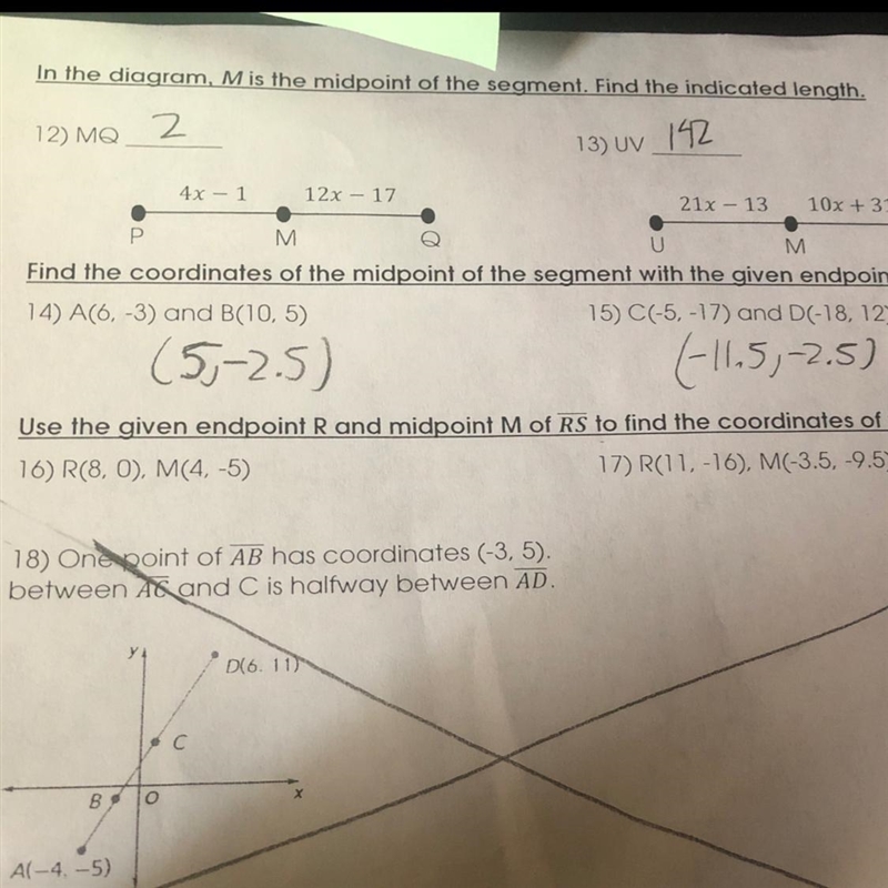 16 and 17 please I don’t know if it’s the distance formula-example-1