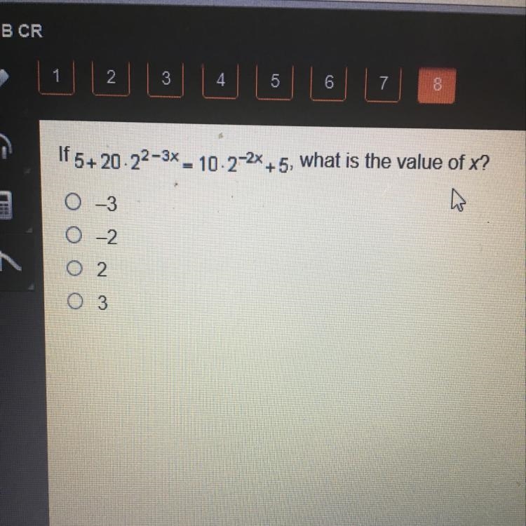 If 5+ 20 -22-3х - 10.2-2x+5, what is the value of х?-example-1