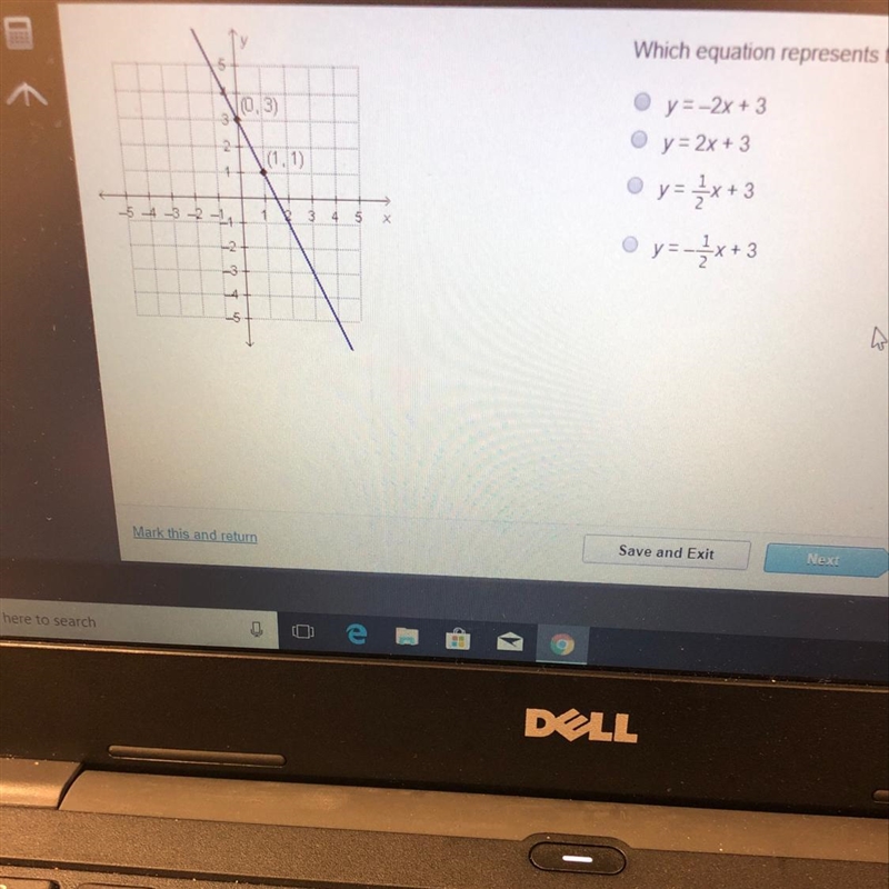 Which equation represents the graphed function-example-1