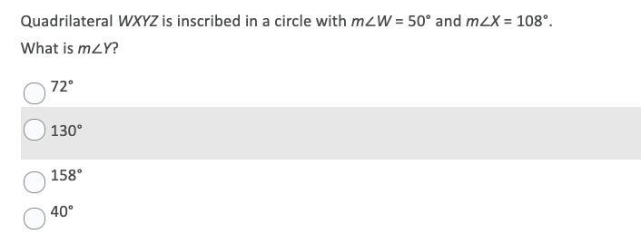 I really need help plzzzzzzz Question: 1 Quadrilateral WXYZ is inscribed in a circle-example-2