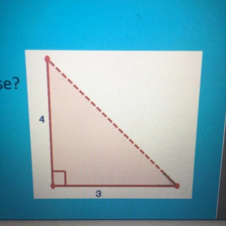 What is the measure of the hypotenuse-example-1