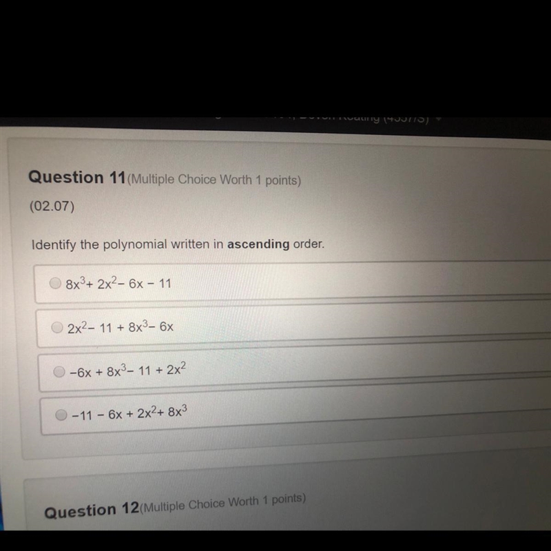 HELP ASAP ALGEBRA 2 please!!-example-1