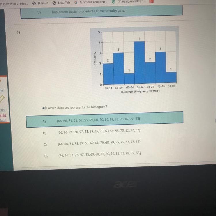 Which data set represents the histogram?-example-1