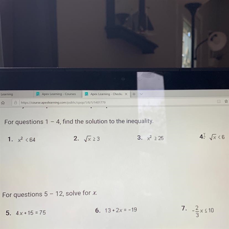 Solve 1 t through 4.-example-1