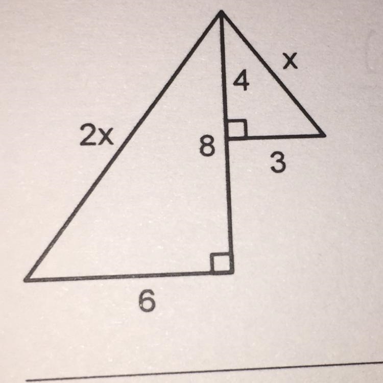 Are the triangles similar why or why not-example-1