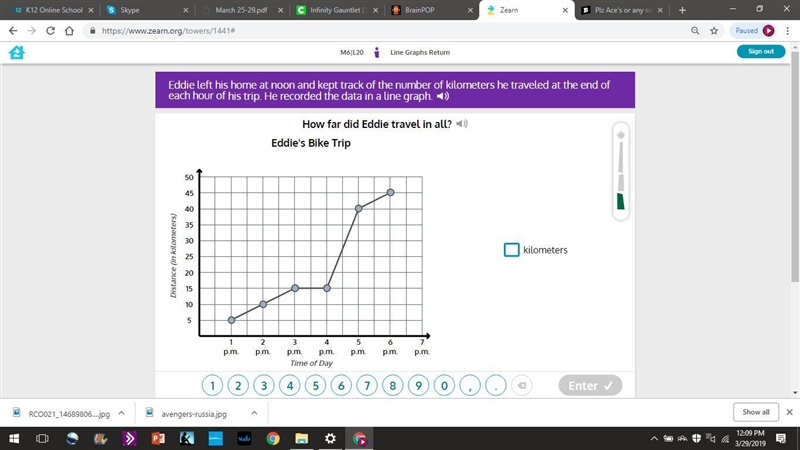 How far did Eddie Travel in all??? 30 pts-example-1