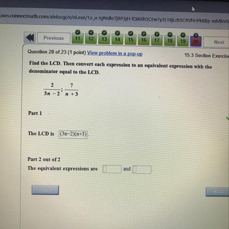 What are the equivalent expressions ?-example-1