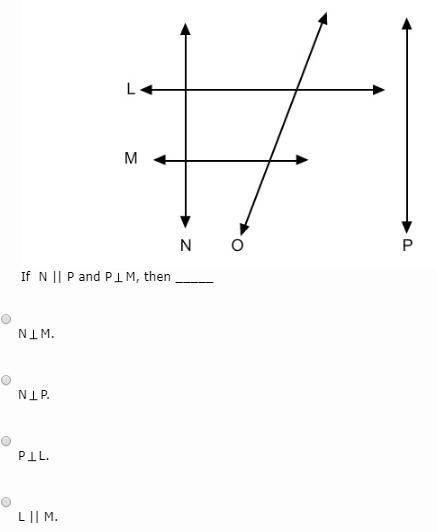 If N || P and P bisects M then _____ (13)-example-1